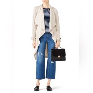 Cupcakes and Cashmere Anamaria Draped Coat‎ Women’s Beige Size Medium